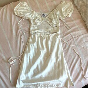 Princess Polly White Cut-out Dress